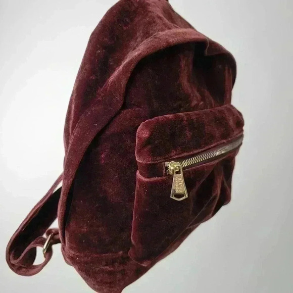 Vintage Y2K Aimee Kestenberg Woodside Velvet Mini Backpack - Picture 7 of 9